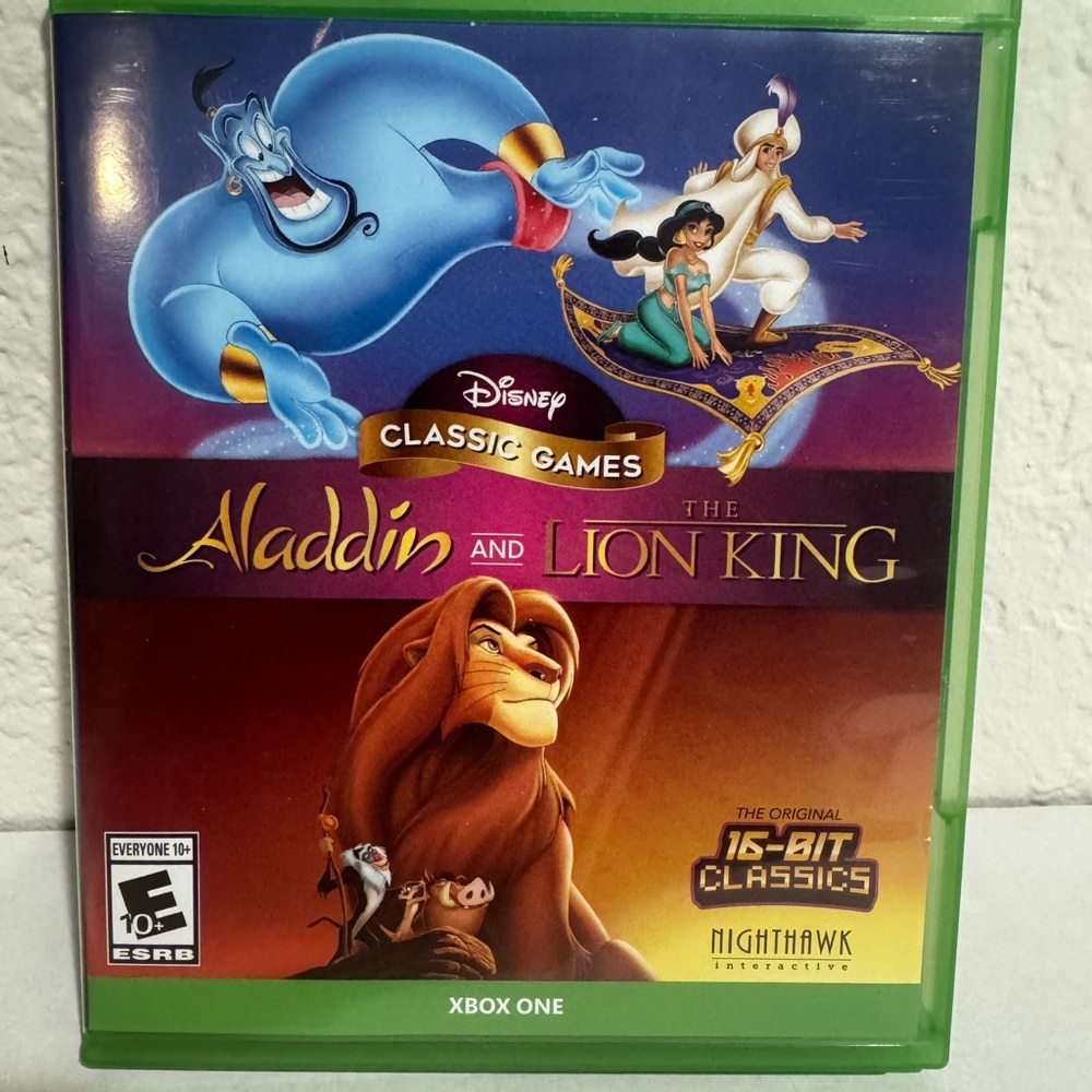 Xbox‎ One Disney Classic Games, Aladdin and Lion King Rated E